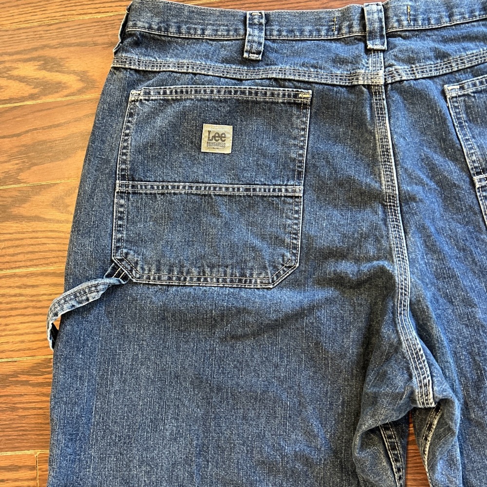 Vintage Y2K Lee Dungarees Carpenter Jeans Tag Size 44x32 (44x31) VF Jeanswear - Picture 5 of 16